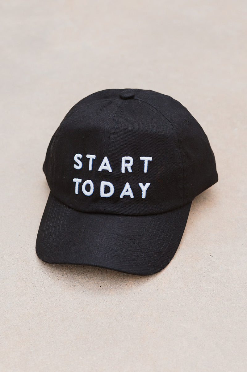 START TODAY BALL CAP (BLACK)